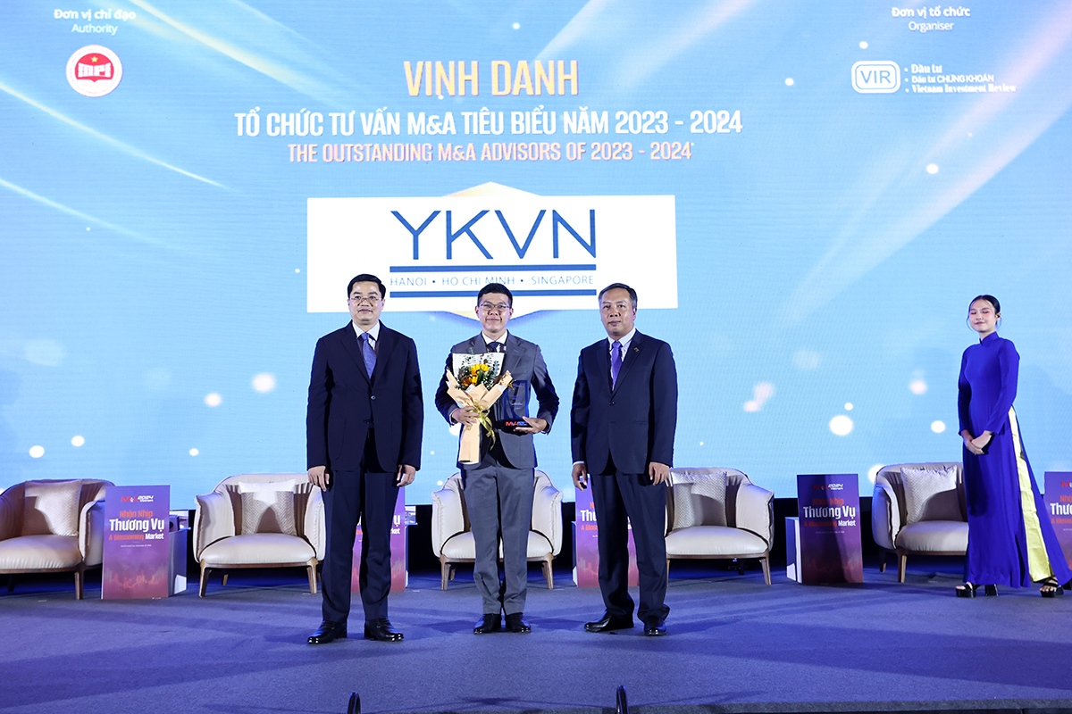 YKVN Law Firm LLC was honored as a typical M&A consulting organization 2023-2024.