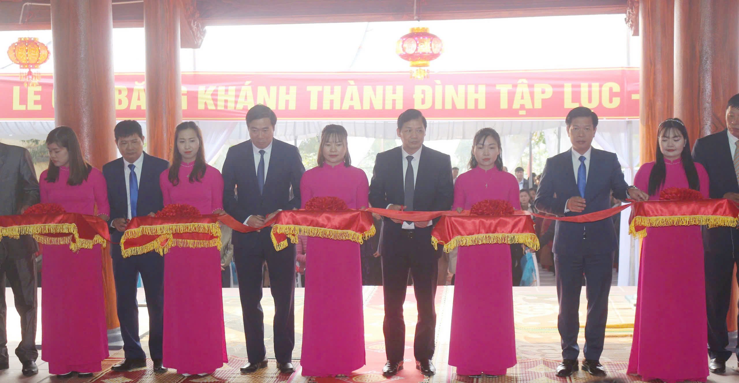 Khánh thành công trình trùng tu, tôn tạo đình Tập Lục