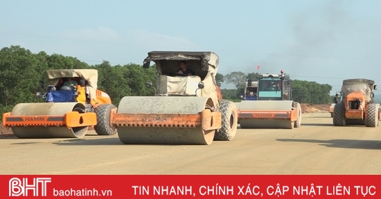 Duy trì nhịp điệu thi công trên công trường cao tốc Bắc