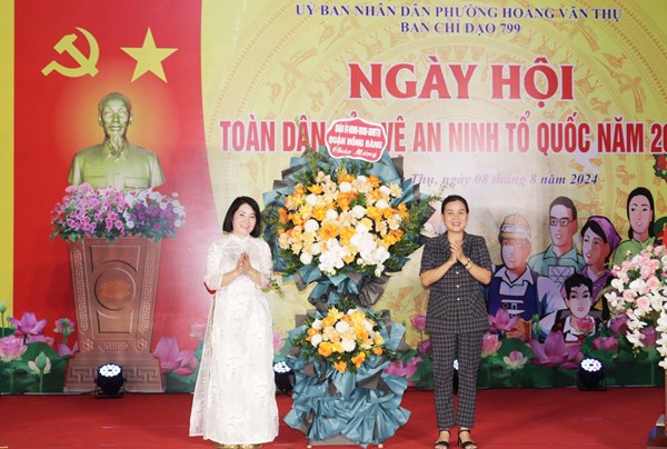 Phường Hoàng Văn Thụ, quận Hồng Bàng tổ chức Ngày hội toàn dân bảo vệ an ninh Tổ quốc năm 2024