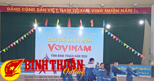 Das Jugend-Vovinam-Turnier und die Meisterschaft der Provinz Binh Thuan versprechen spannend zu werden