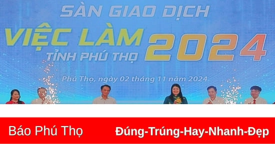 Sàn giao dịch việc làm tỉnh Phú Thọ năm 2024