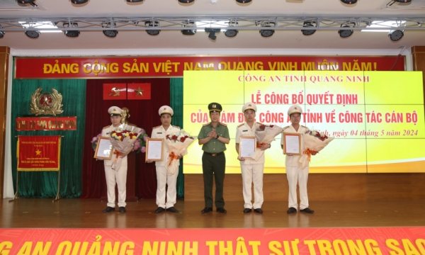 កសាងកម្លាំងប៉ូលិសខេត្ត Quang Ninh ដ៏ស្អាតស្អំ និងរឹងមាំ