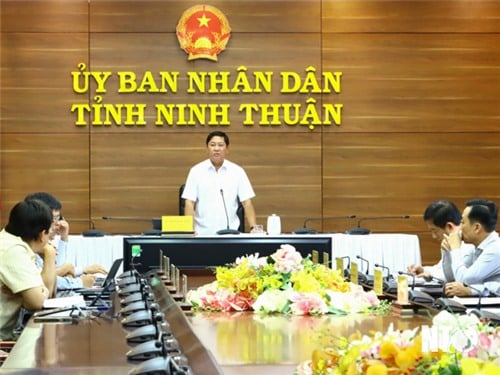 Regierungsdelegation arbeitet online mit den Provinzen Ninh Thuan und Binh Thuan