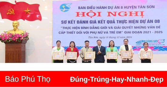 Huyện Tân Sơn sơ kết triển khai thực hiện Dự án 8