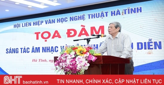 Nâng cao kỹ năng sáng tác âm nhạc và biểu diễn cho nghệ sỹ Hà Tĩnh