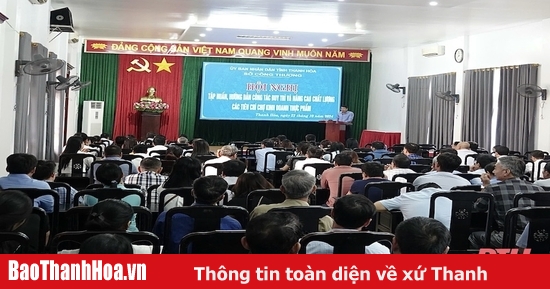 Tập huấn, hướng dẫn công tác duy trì và nâng cao chất lượng tiêu chí chợ kinh doanh thực phẩm