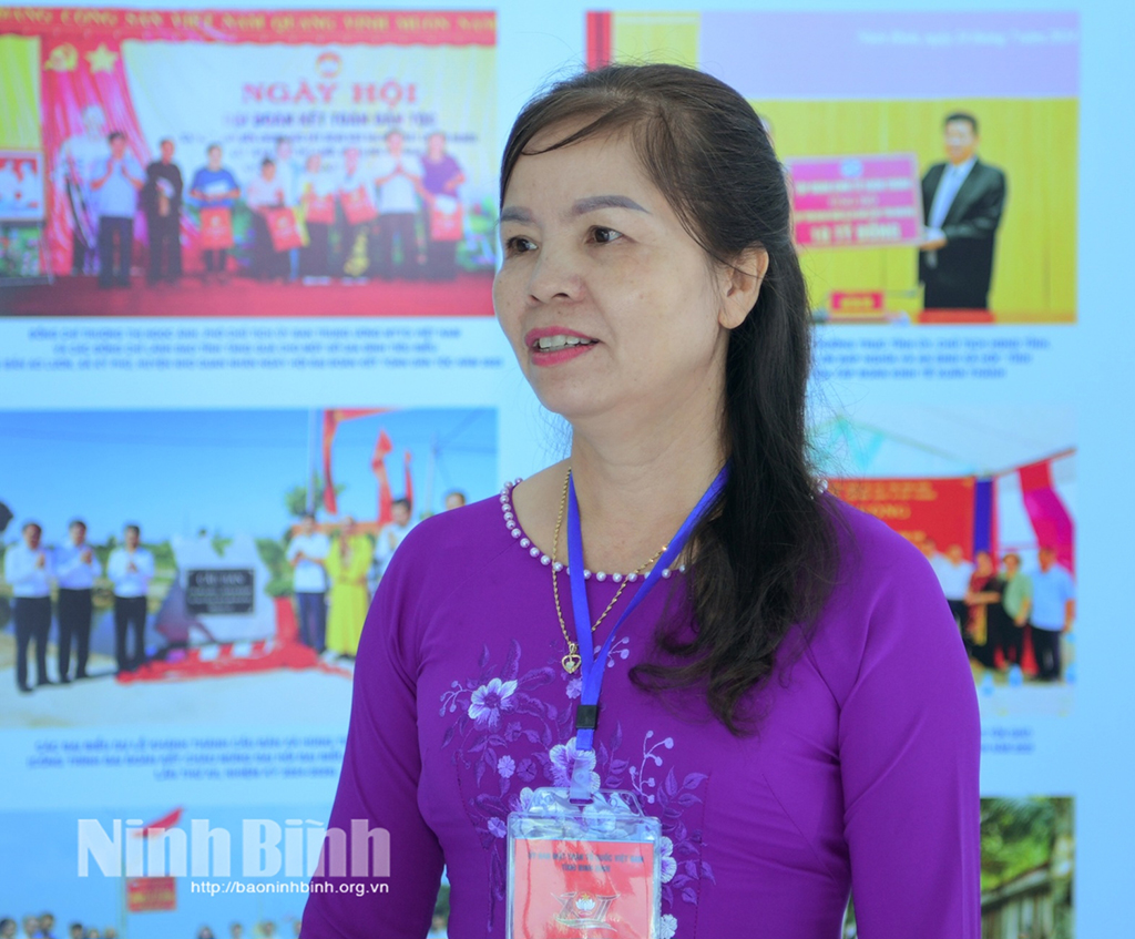 Solidaridad y creatividad para dar pronto vida a la Resolución del 12º Congreso del Frente de la Patria de Vietnam de la provincia de Ninh Binh