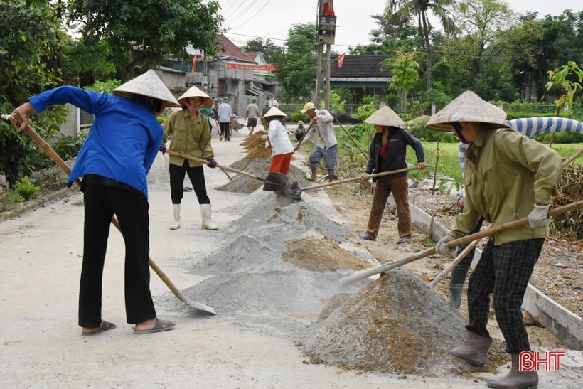 មុខ​វិជ្ជា​ដែល​ធ្វើ​ឱ្យ​ជន​បទ​ថ្មី​មាន​ការ​រីក​ចម្រើន​នៅ​ស្រុក​ឆ្នេរ​ Ha Tinh