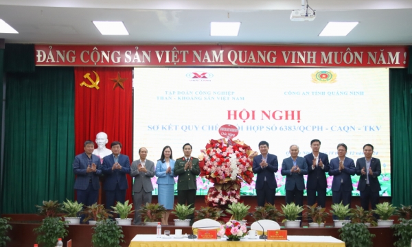 Summary of 4 years of implementing the Coordination Regulations between Quang Ninh Provincial Police and TKV