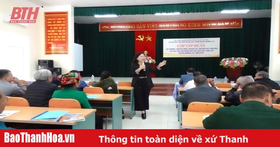 Nâng cao nghiệp vụ bảo tồn văn hóa phi vật thể cho đồng bào dân tộc thiểu số  