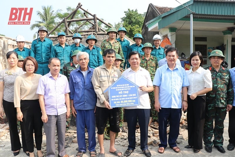 Thị xã Bỉm Sơn khởi công xây dựng 3 căn nhà cho hộ nghèo, gia đình chính sách