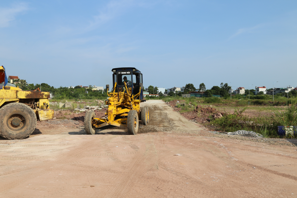 Construction of resettlement infrastructure project in zone 5, Hai Yen ward