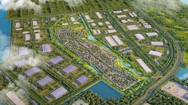 Perspective of planning of DEEP C Hai Phong III Industrial Park