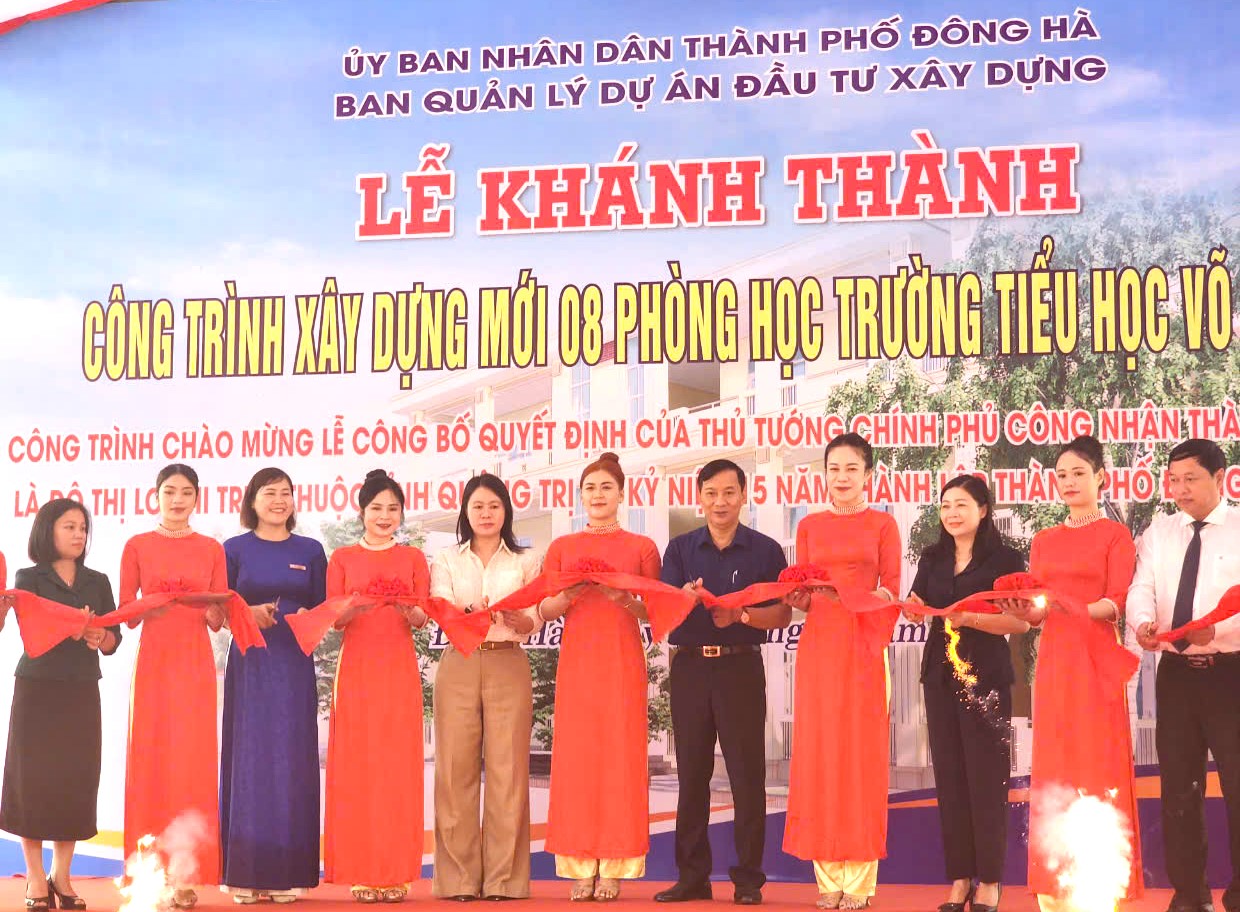  Khánh thành, khởi công 2 công trình trị giá gần 12 tỉ đồng chào mừng Lễ công bố quyết định công nhận Đông Hà là đô thị loại II