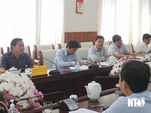 Provincial People's Committee held a meeting to listen to reports on investment progress of industrial clusters in the province.