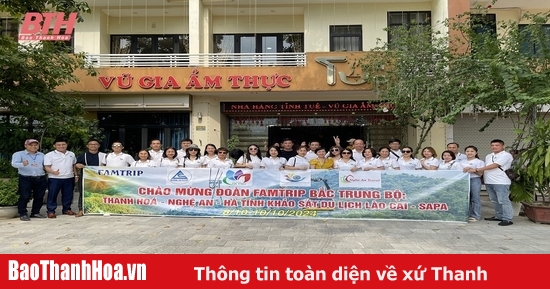 Đoàn famtrip Hội Du lịch Lữ hành TP Thanh Hóa khảo sát du lịch tại Sa Pa