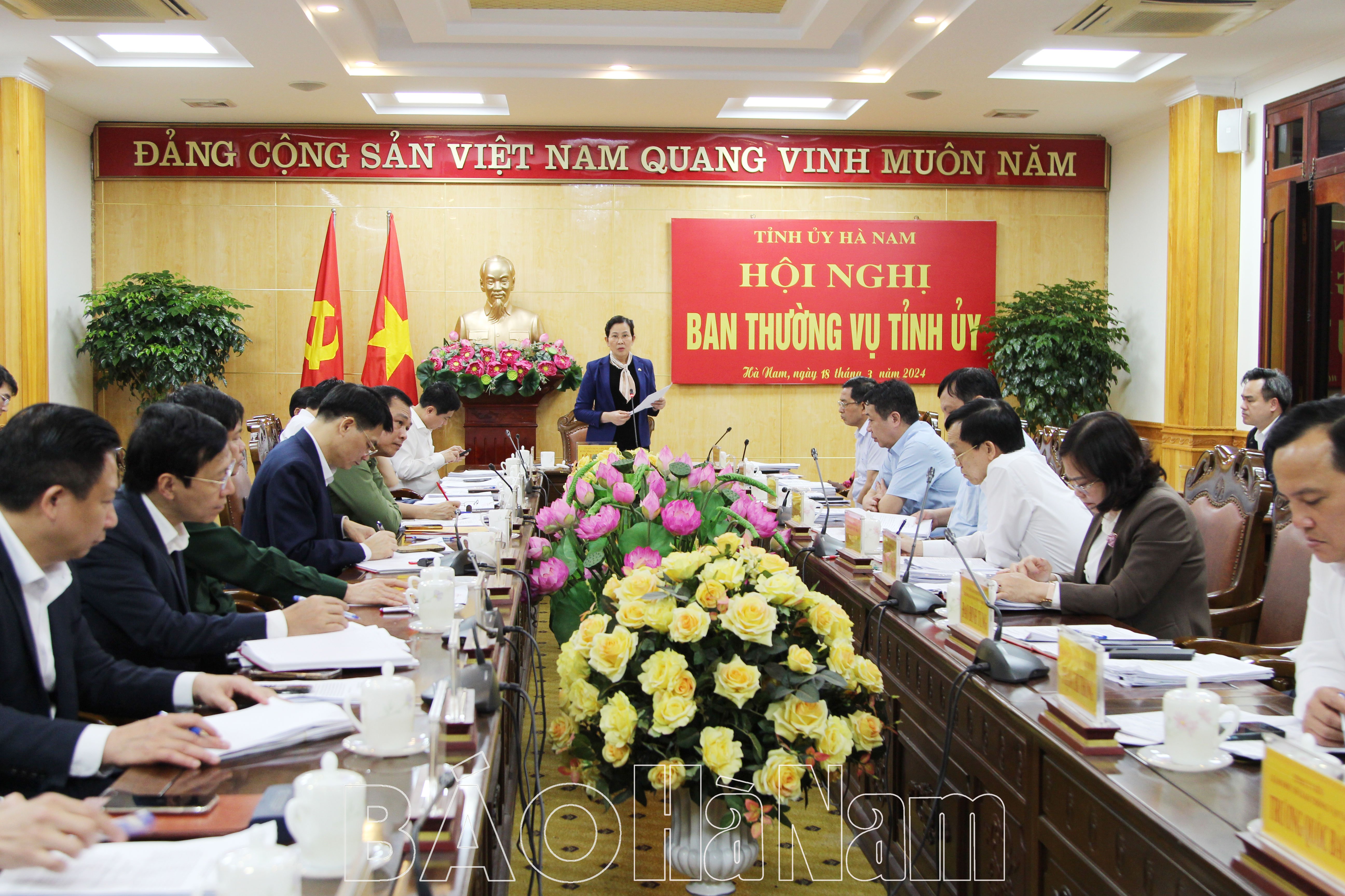 Ban Thường vụ Tỉnh ủy thảo luận kết quả công tác quý I/2024 của Tỉnh ủy