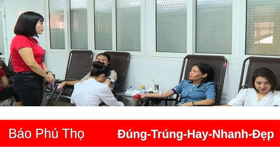 Ngày hội hiến máu “Giọt hồng thành phố Ngã ba sông”