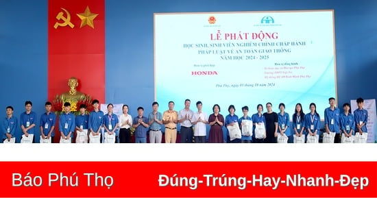 Phát động học sinh, sinh viên chấp hành nghiêm luật giao thông