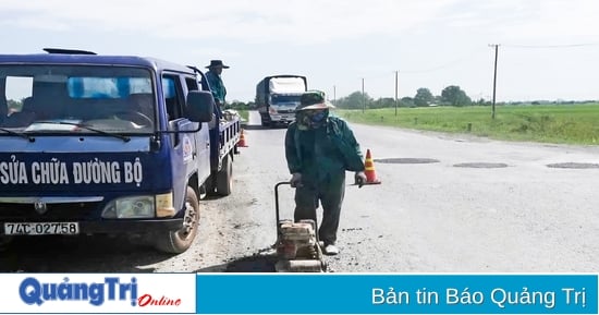 Strengthening safety assurance of traffic works during the rainy and stormy season