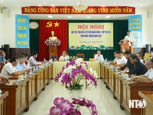 Hội nghị gặp gỡ, trao đổi, kết nối giữa ngân hàng với Hợp tác xã trên địa bàn tỉnh