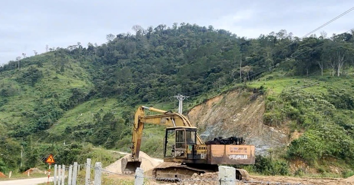 Sở GTVT Quảng Nam chỉ đạo ứng phó với bão số 6 trên tuyến ĐT606