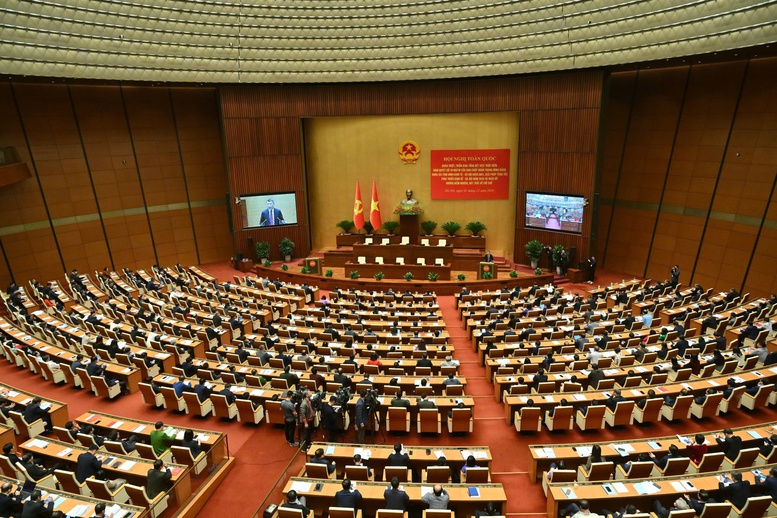 Die Konferenz war landesweit mit 14.535 Online-Standorten verbunden und wurde von über 1,3 Millionen Delegierten besucht – Foto: VGP/Nhat Bac