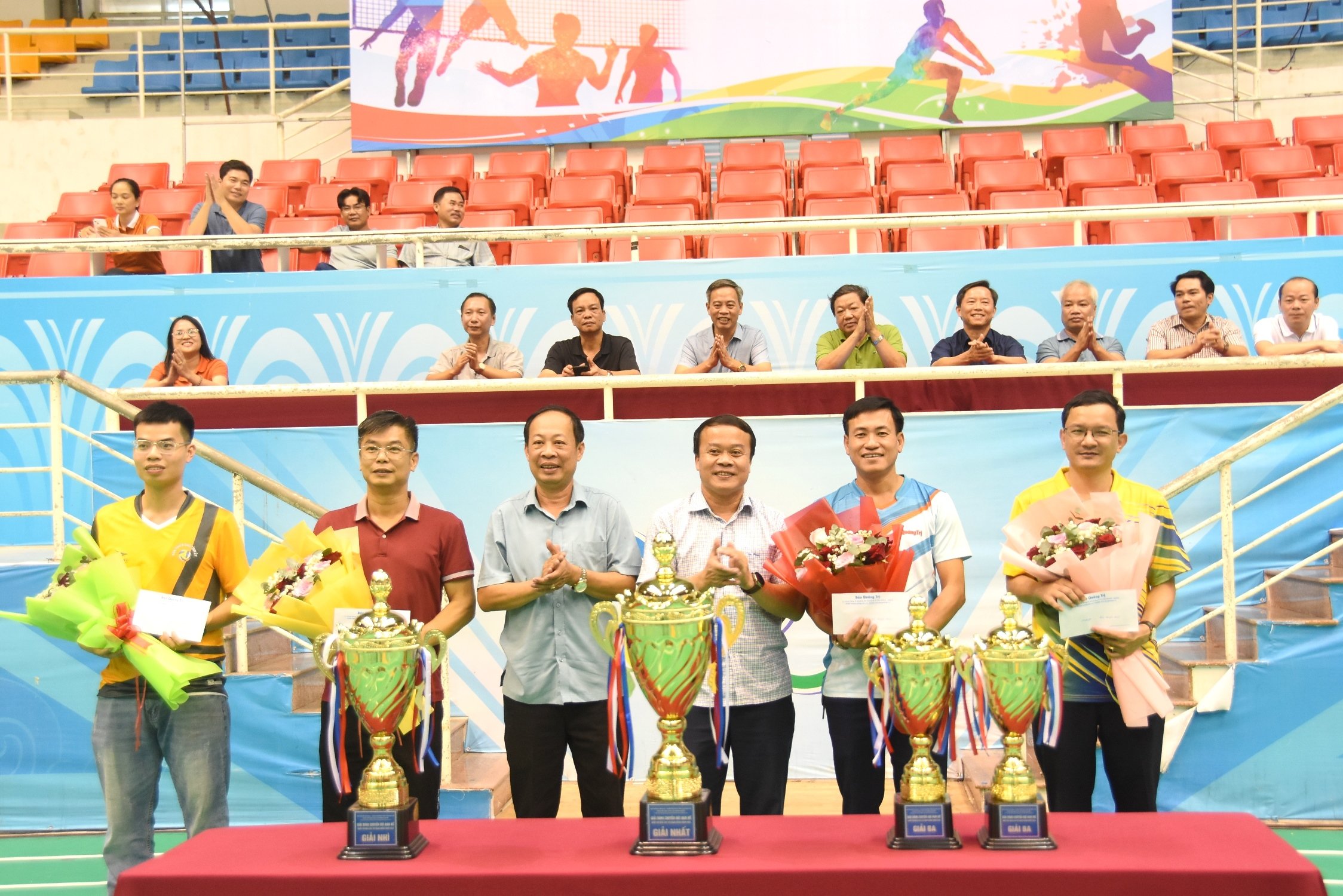 Closing ceremony and award ceremony of the 2024 Men's and Women's Volleyball Tournament for Emulation Blocks of Party Agencies