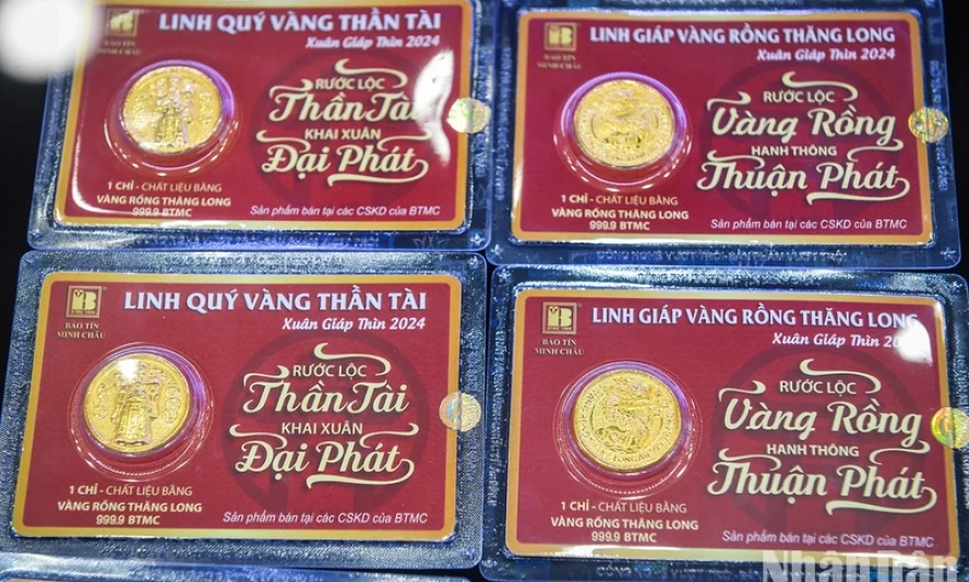 Giá vàng ngày 24/1: Vàng miếng SJC tiếp tục tăng “phi mã”, thêm 800.000 đồng/lượng