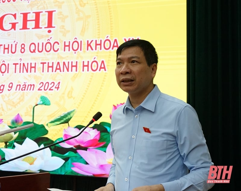 La delegación de la Asamblea Nacional de la provincia de Thanh Hoa se reunió con votantes de los distritos de Nhu Thanh y Trieu Son.