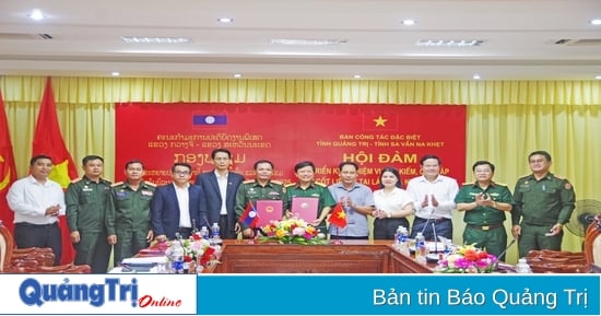 Hội đàm Ban Công tác đặc biệt hai tỉnh Quảng Trị - Savannakhet