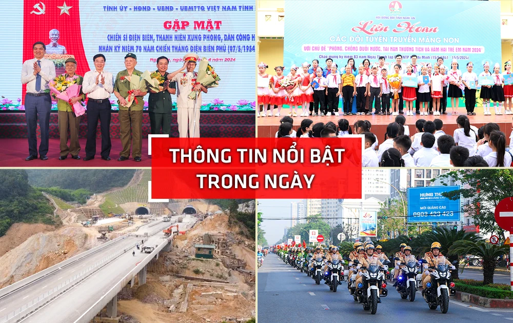 Nghệ An: Thông tin nổi bật ngày 24/4