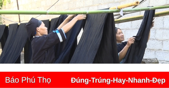 Nét đẹp truyền thống từ vải chàm của dân tộc Nùng An