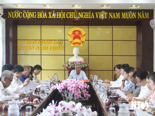 The monitoring delegation of the Vietnam Fatherland Front Committee of the province supervised the implementation of a number of projects and sub-projects in ethnic minority and mountainous areas.