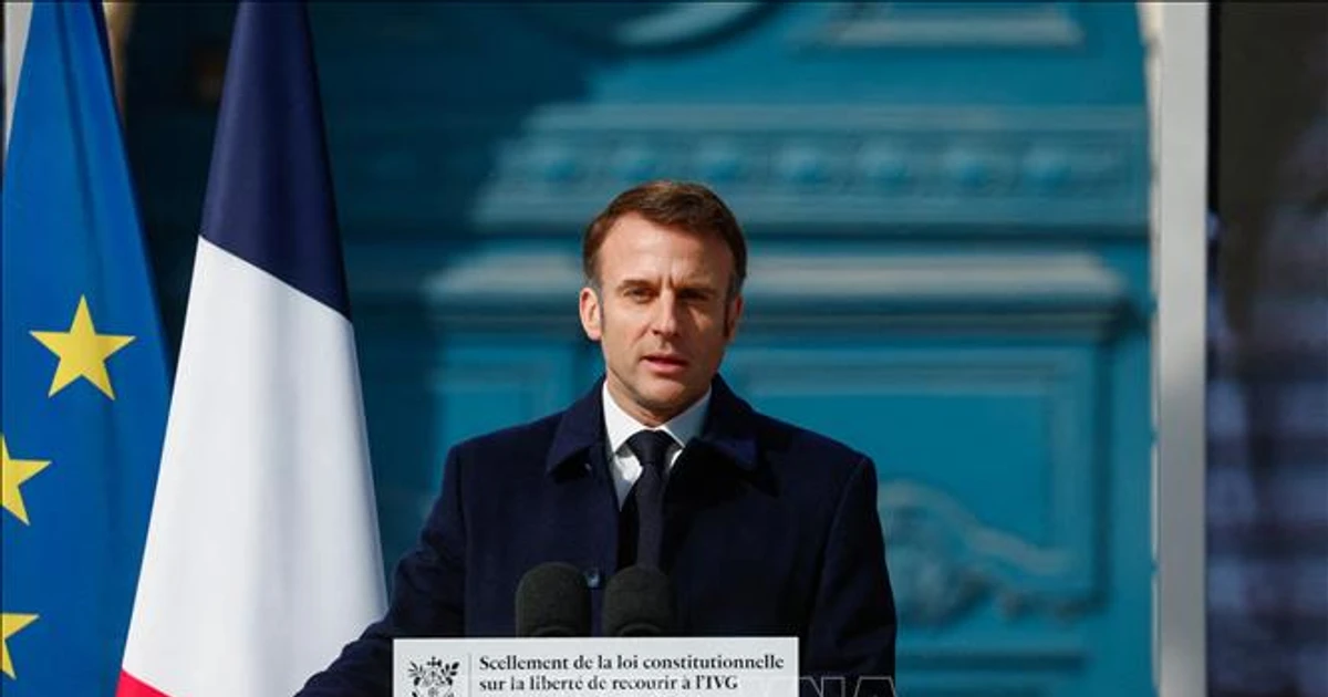 Ông Macron quyết giữ ghế Tổng thống Pháp đến hết nhiệm kỳ vào năm 2027