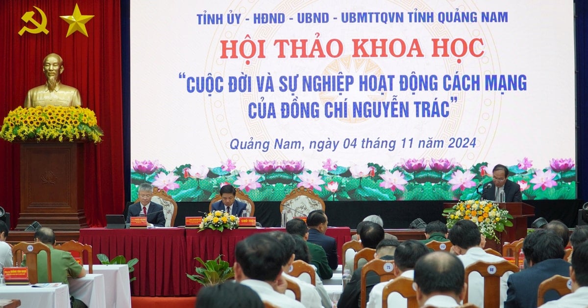 Khẳng định công lao của đồng chí Nguyễn Trác