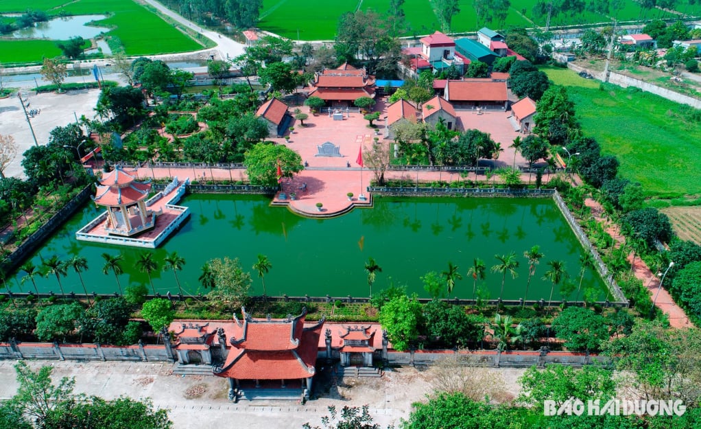 Sitio de reliquias del Templo de Bia en la comuna de Cam Van (Cam Giang)