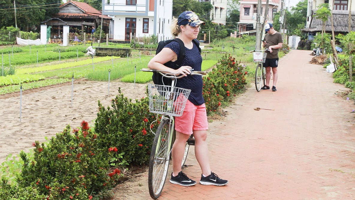 Visit the vegetable village by bike