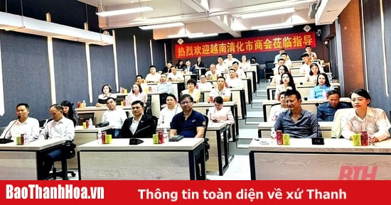 Thanh Hoa City Business Association promotes trade in Guangdong province, China