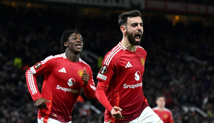 Man Utd secured their place in the Europa League thanks to Bruno Fernandes' late goal.