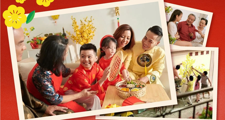 Nestlé spreads the message of welcoming a 'Quality Tet'