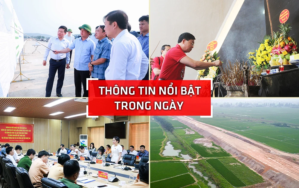 Nghệ An: Thông tin nổi bật ngày 4/4