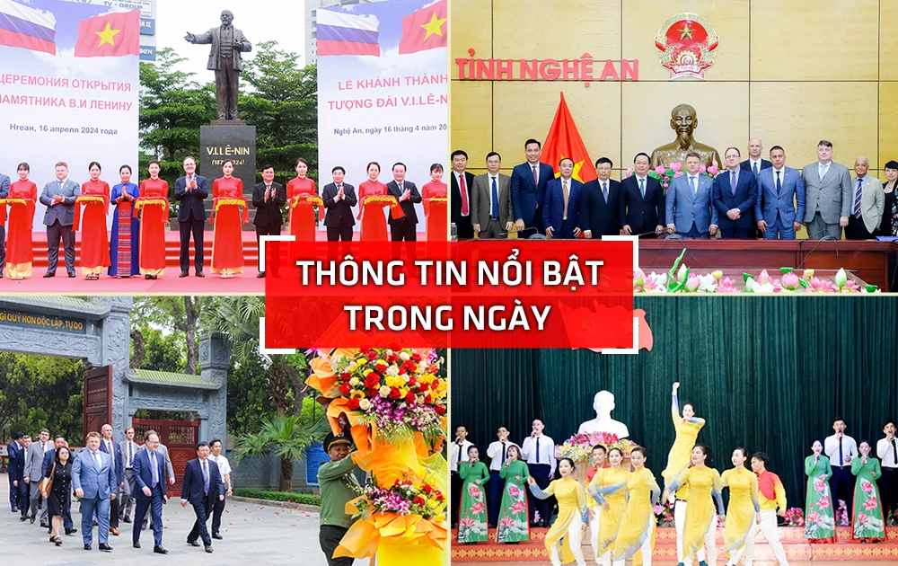 Nghệ An: Thông tin nổi bật ngày 16/4