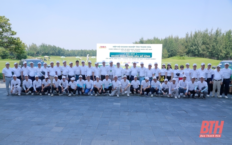 Gần 150 Golfer tham gia Giải Golf Doanh nhân Thanh Hóa mở rộng