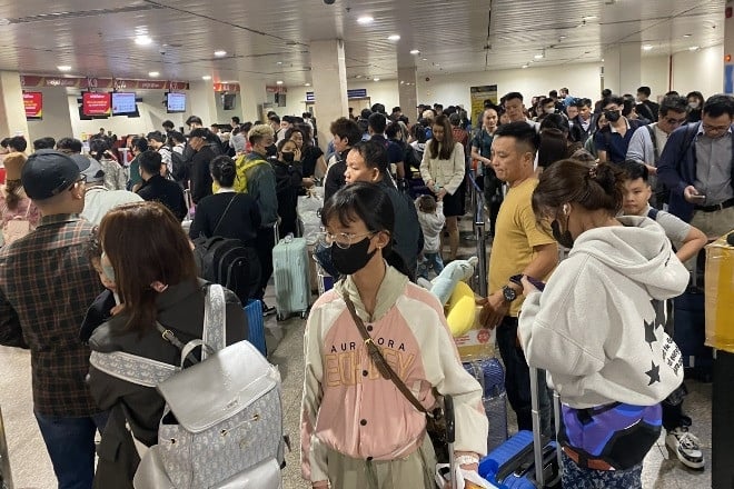 Am letzten Arbeitstag des Jahres begrüßte der Flughafen Tan Son Nhat einen Rekord von über 150.000 Passagieren.