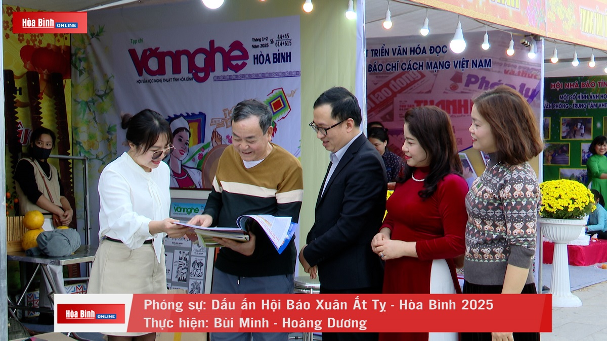 Imprints of the Spring Newspaper Festival At Ty - Hoa Binh 2025