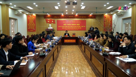 Scientific workshop "Lao Cai is proud of the Party's 95 glorious years of achievements"