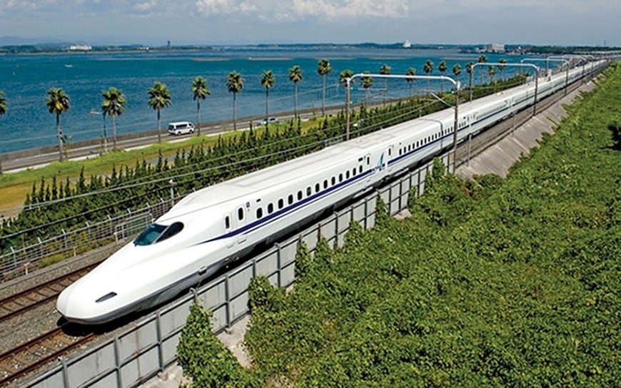 Eine Hochgeschwindigkeitsstrecke in Japan. Foto mit freundlicher Genehmigung des Railway Project Management Board
