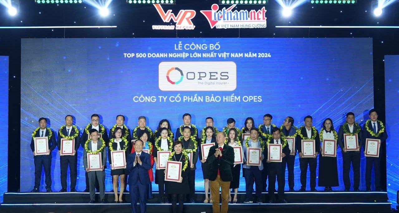 Tăng trưởng ấn tượng, OPES lọt Top 500 doanh nghiệp lớn nhất Việt Nam 2024